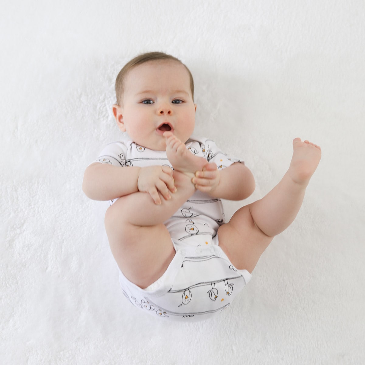 Owli Bebek Body Kısa Kol Early Birds