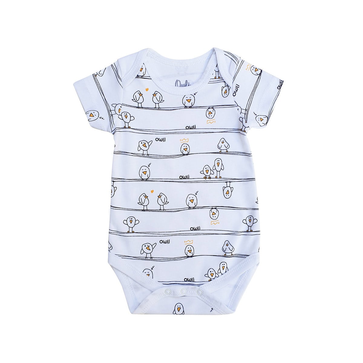 Owli Bebek Body Kısa Kol Early Birds