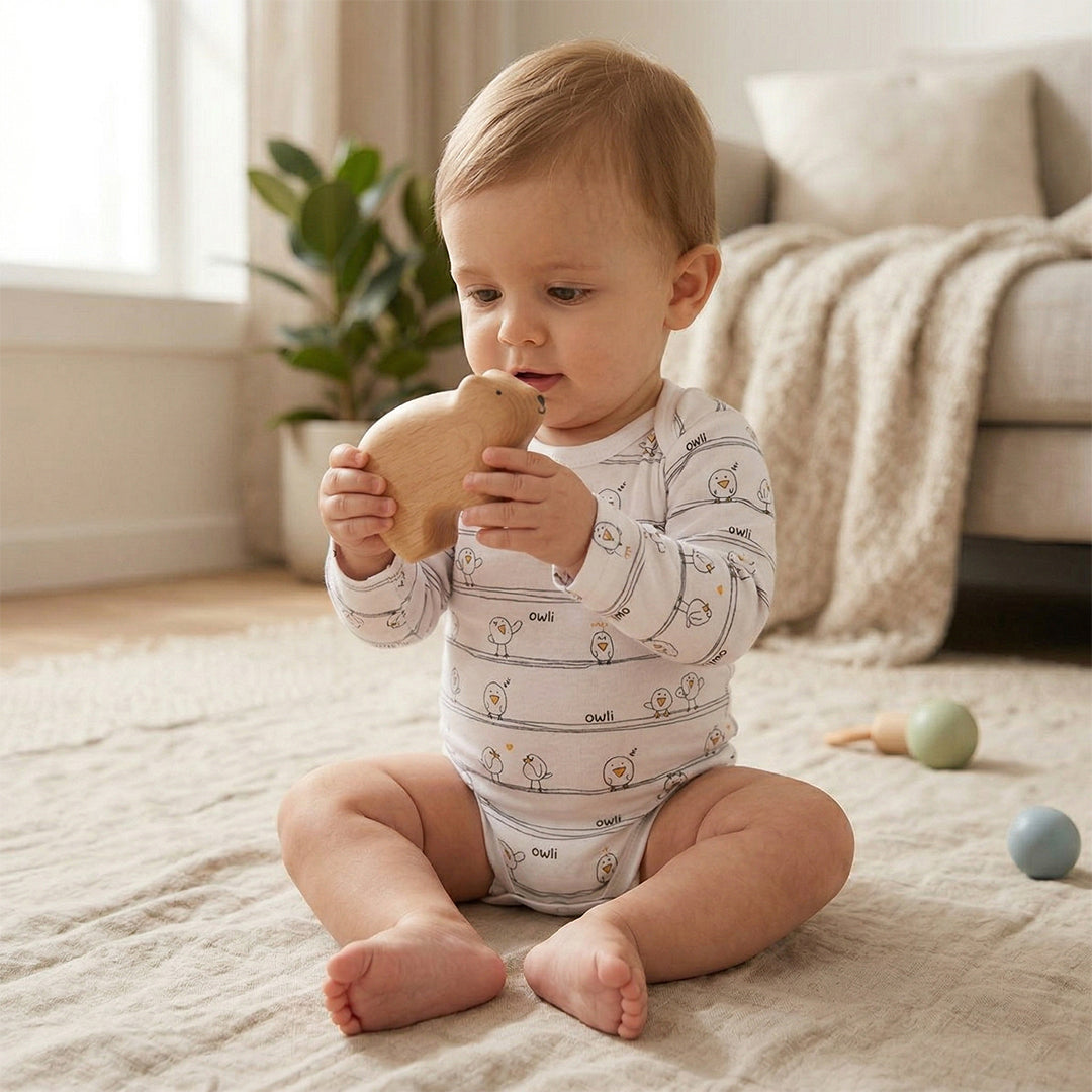 Owli Bebek Body Uzun Kol Early Birds