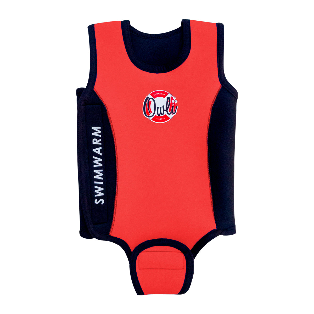 Owli SwimWarm Mayo Kırmızı-Siyah