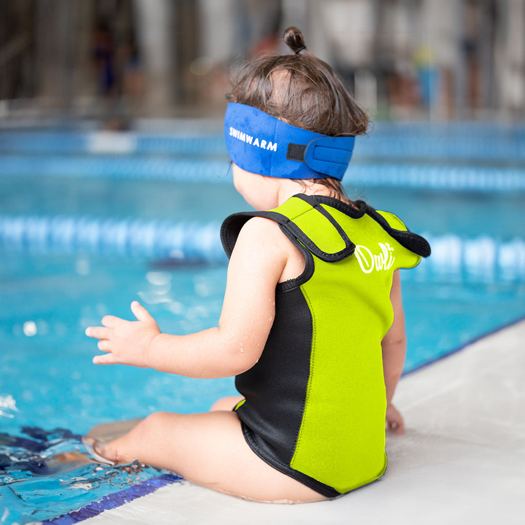 Owli SwimWarm Mayo Neon Sarı-Siyah