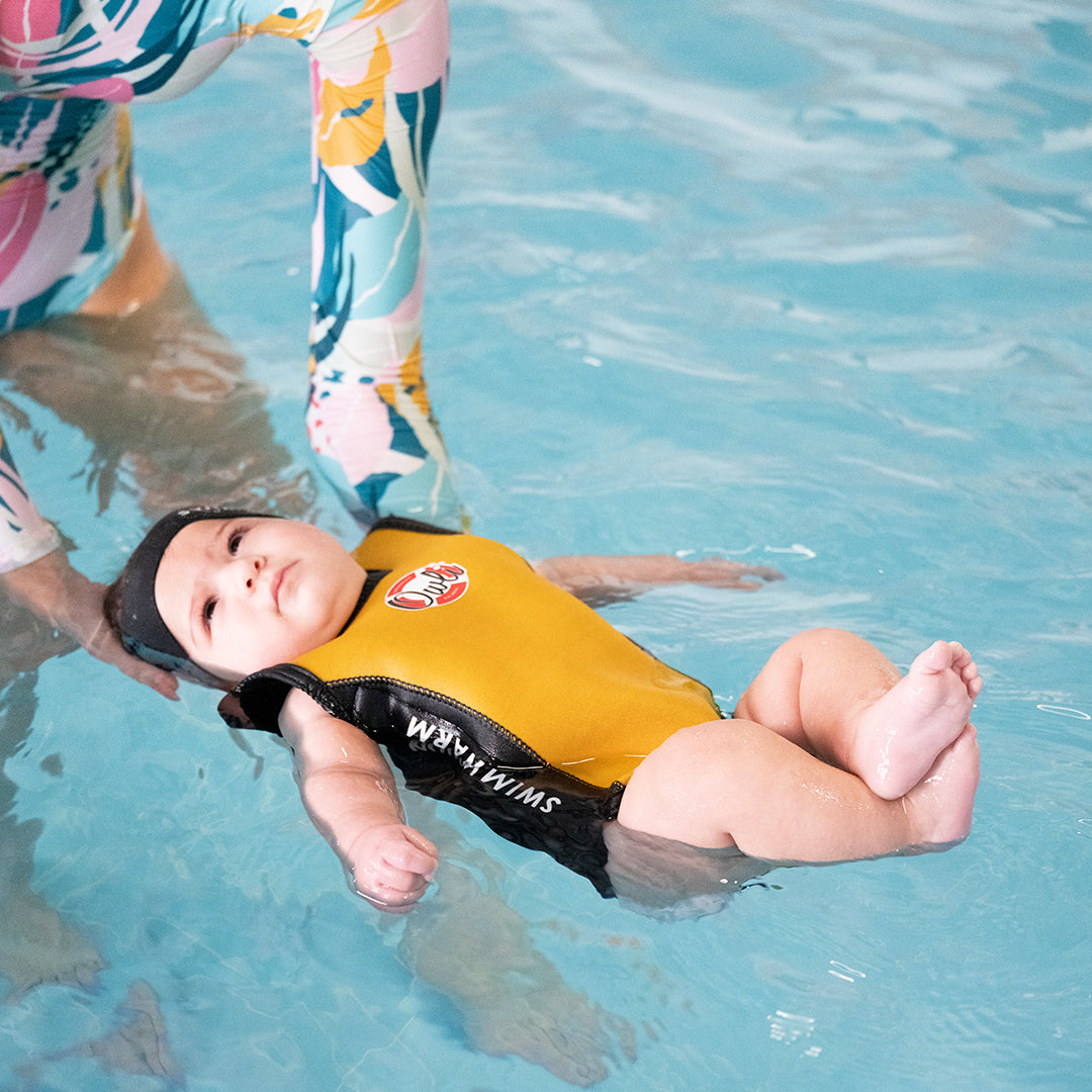 Owli SwimWarm Mayo Sarı-Siyah