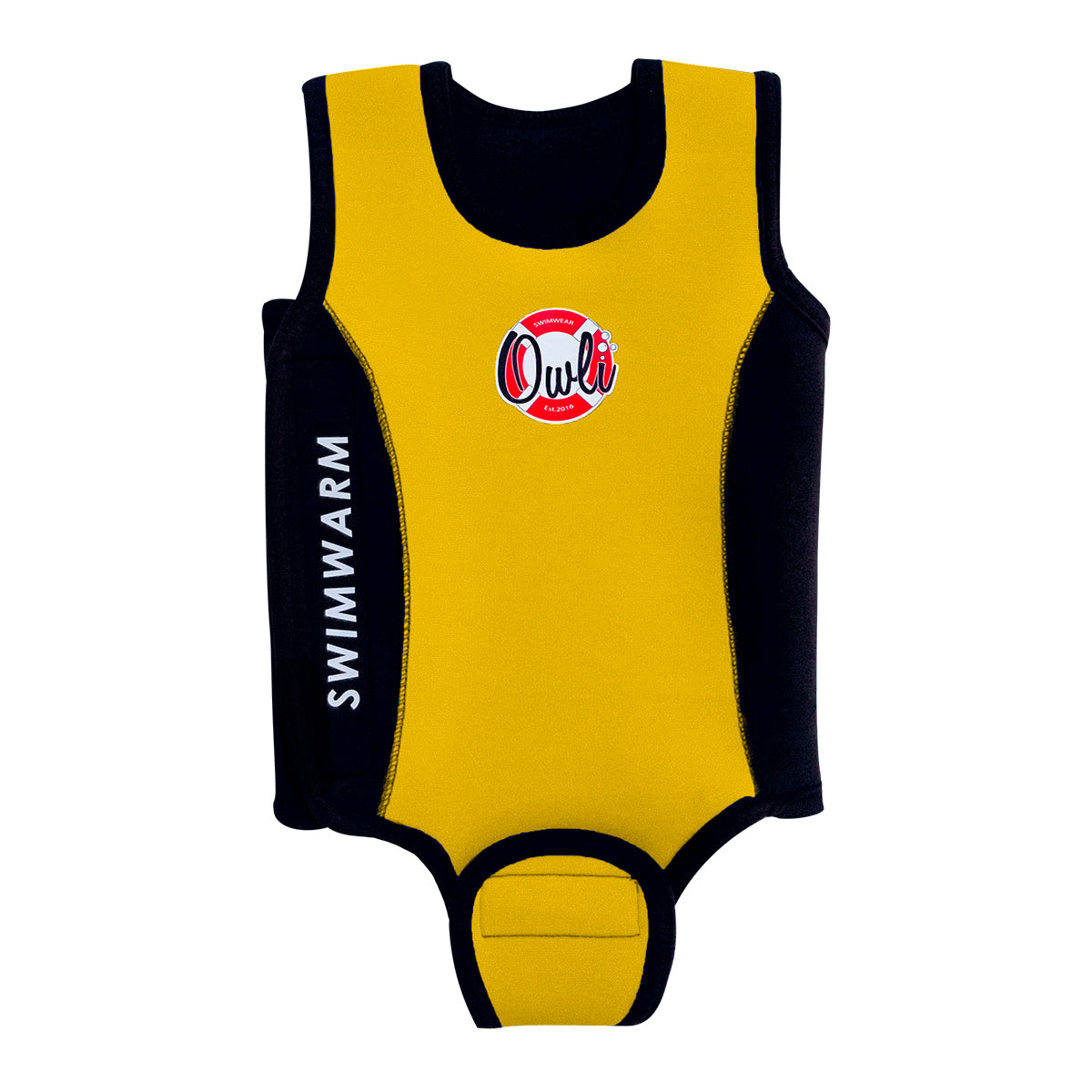 Owli SwimWarm Mayo Sarı-Siyah