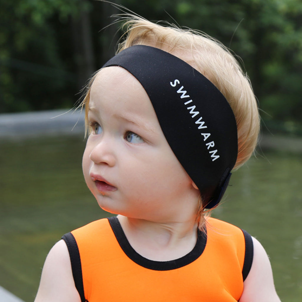 Owli SwimWarm Kulak Koruyucu Siyah