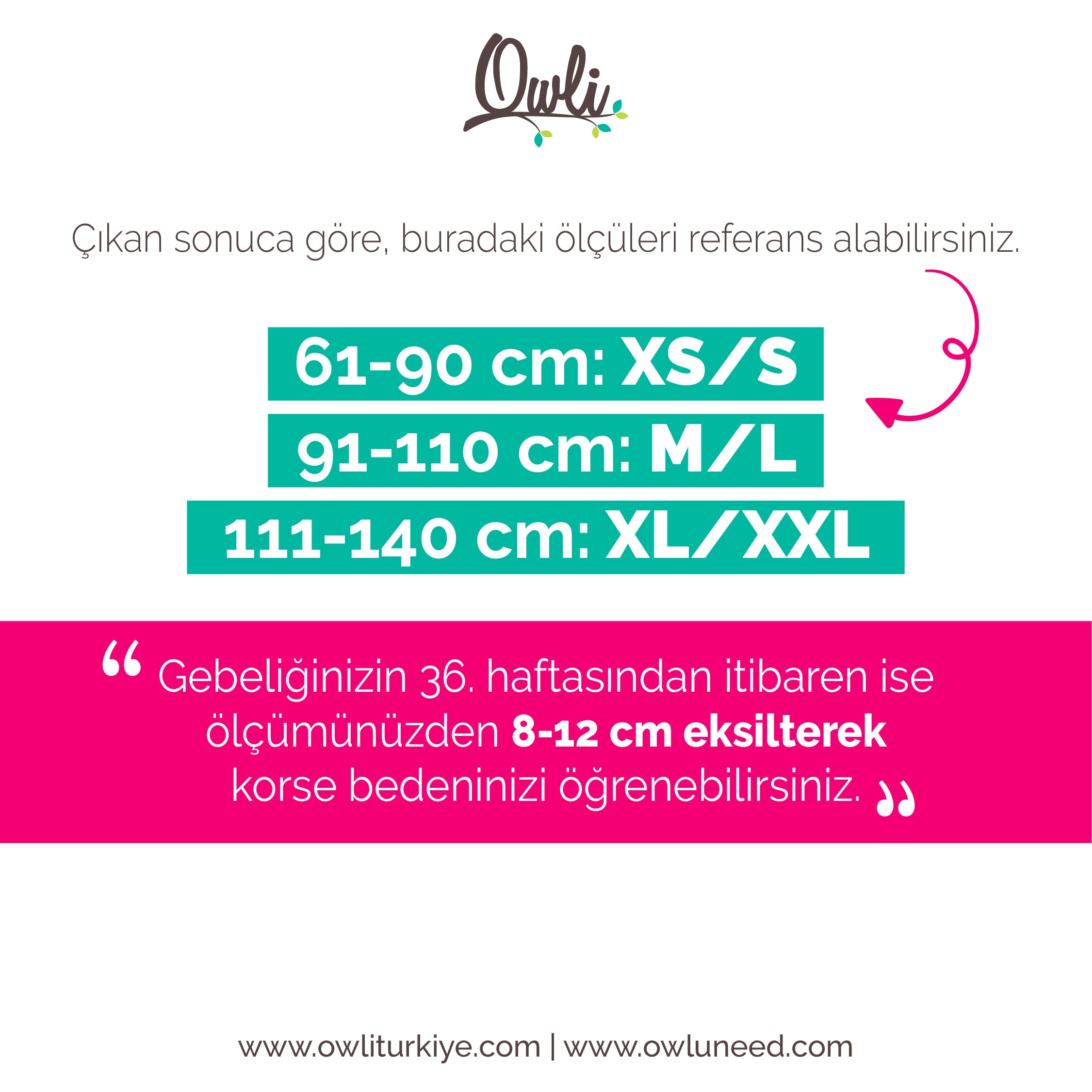Owli Bamboo Premium Doğum Sonrası Korse Siyah