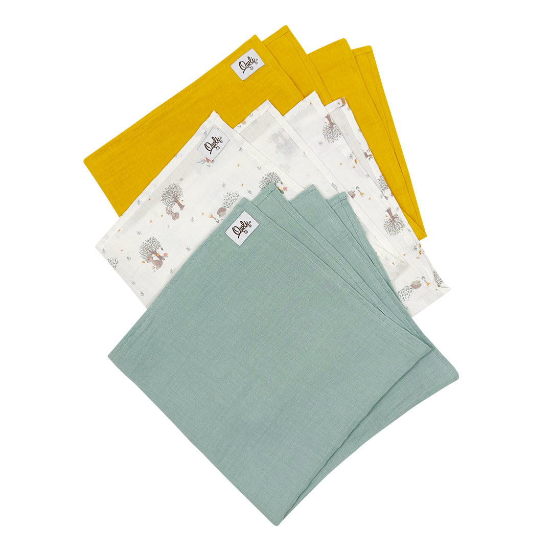 Owli LoveLayers 2-Layer Muslin Blanket Set 70x70 cm