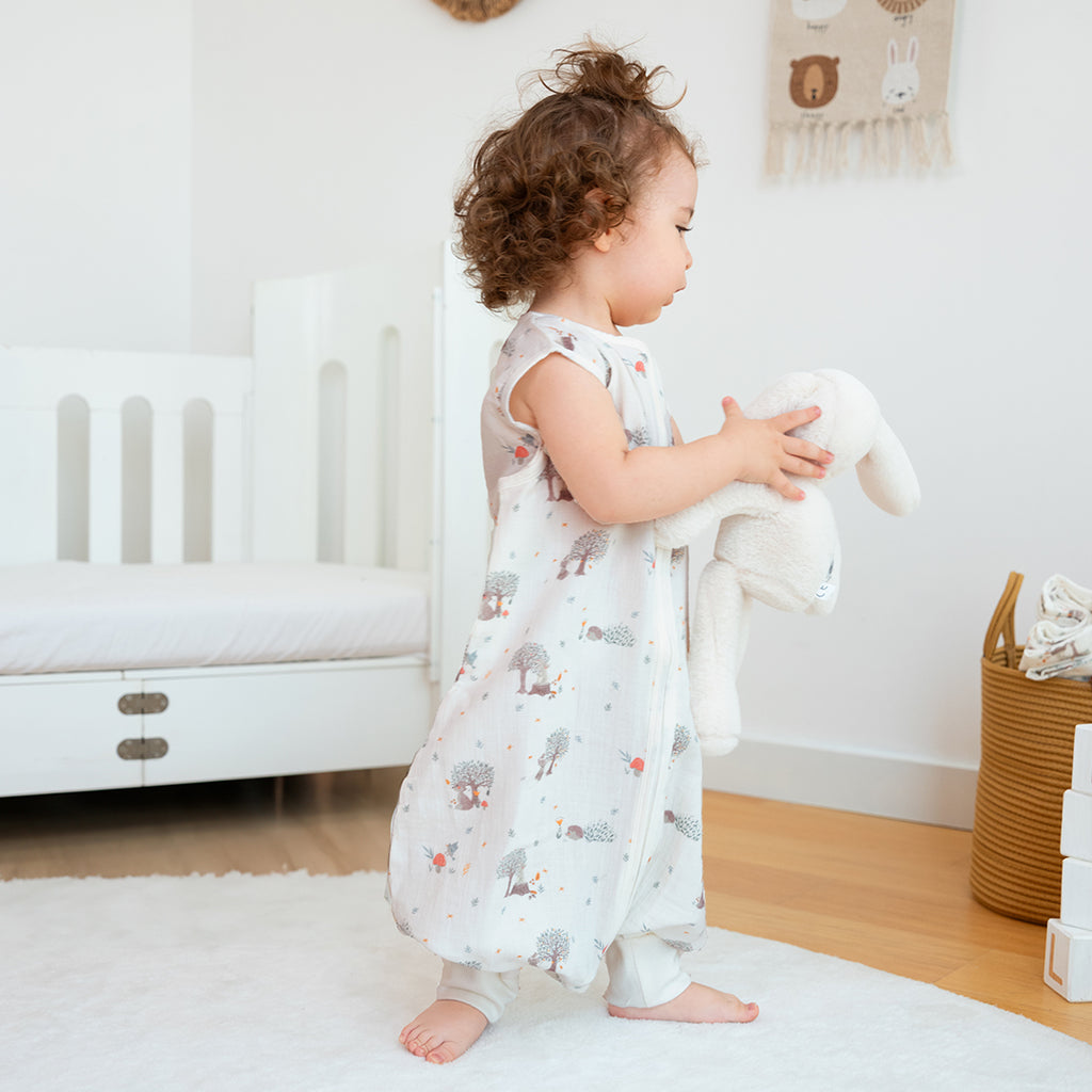 Owli LoveLayers 2 Kat Müslin Ayaklı Uyku Tulumu