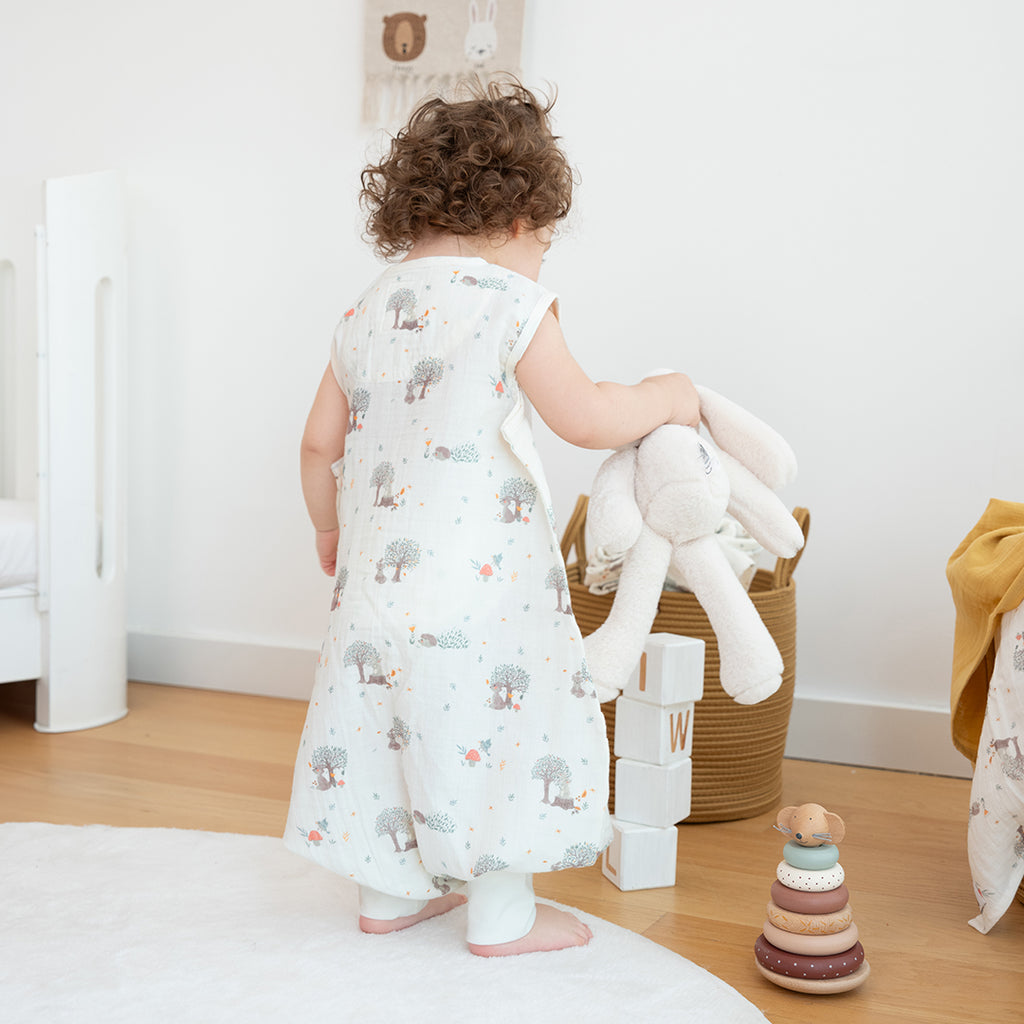 Owli LoveLayers 2 Kat Müslin Ayaklı Uyku Tulumu