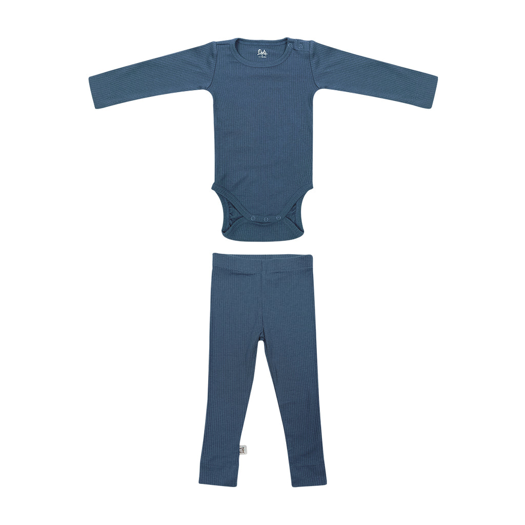 Owli CozyBlend Modal Bebek Takım Mavi