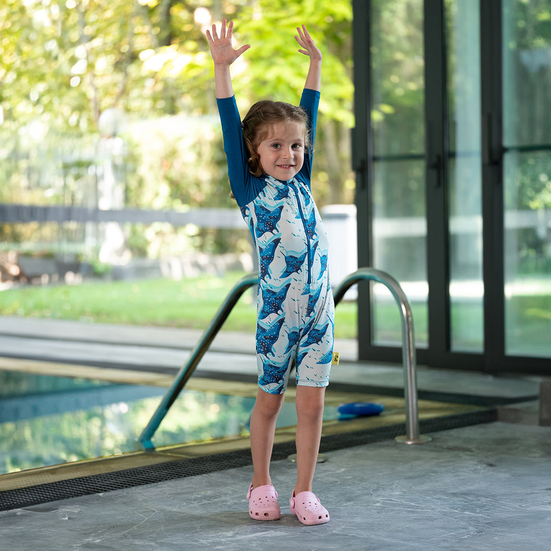 Owli SunSafe UV Korumalı Swimsuit Mayo Manta Ray