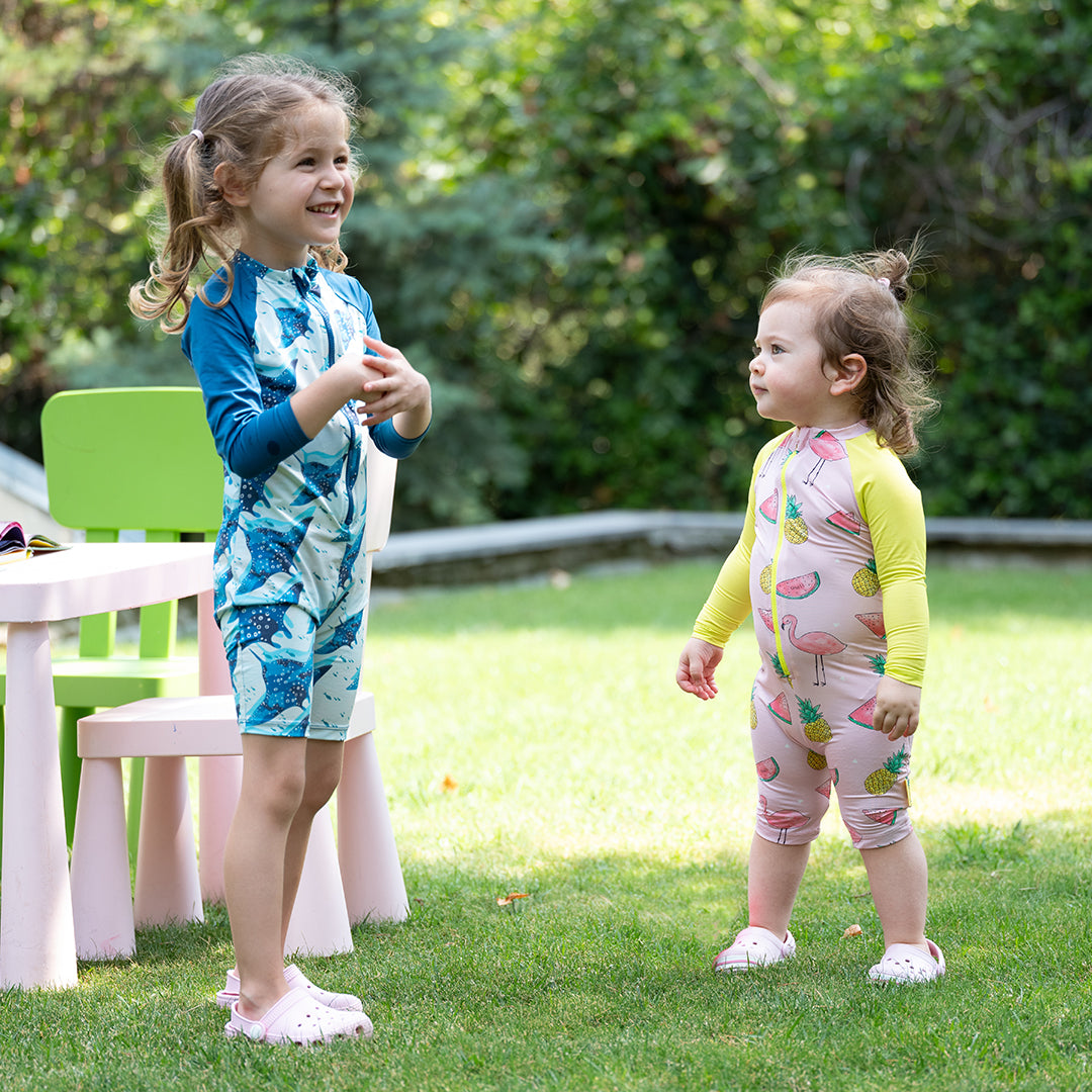 Owli SunSafe UV Korumalı Swimsuit Mayo Flamingo