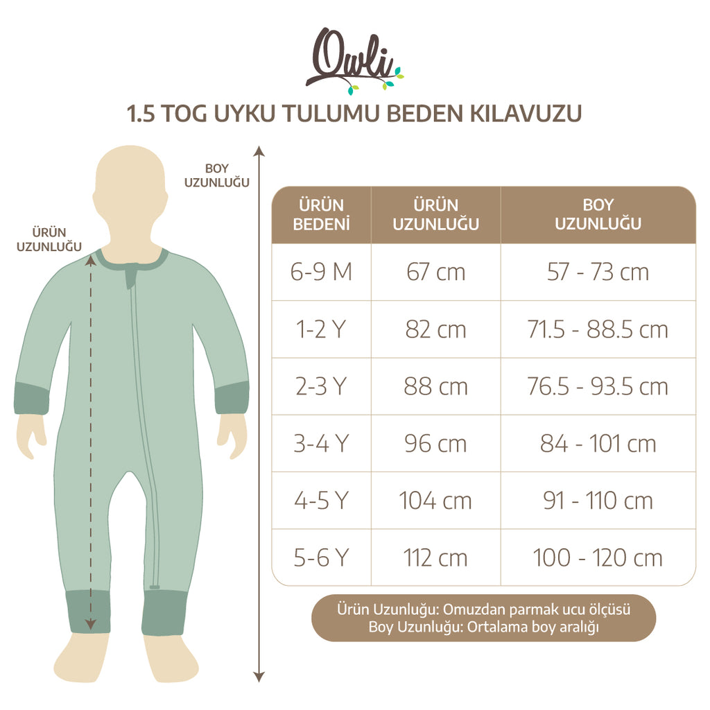 Owli Uyku Gurusu 1.5 Tog Garden