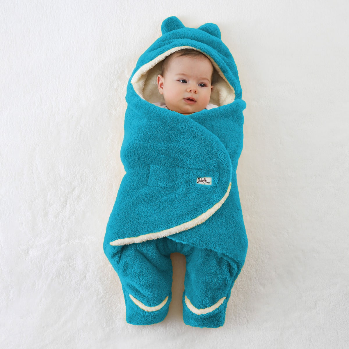 Owli Dış Kundak 0-6 Ay Turkuaz