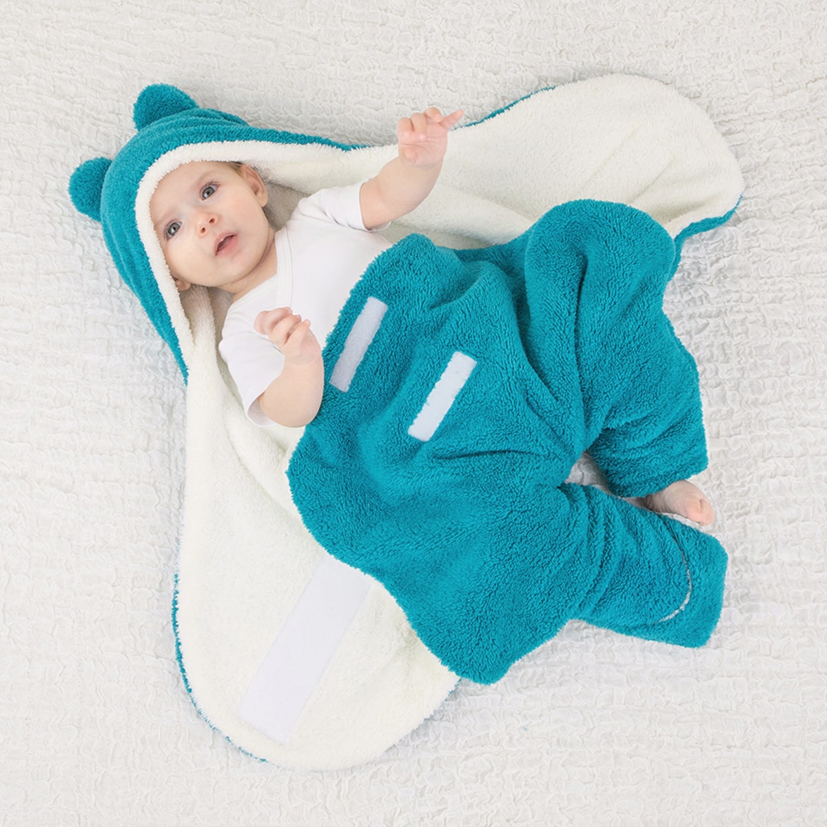 Owli Dış Kundak 0-6 Ay Turkuaz