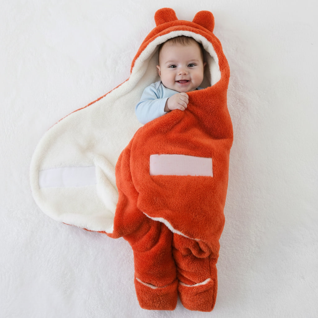 Owli Dış Kundak 0-6 Ay Turuncu