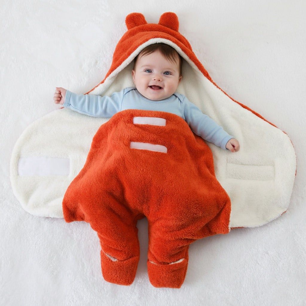 Owli Dış Kundak 0-6 Ay Turuncu