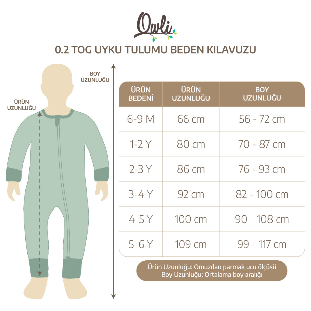 Owli Uyku Tulumu 0.2 TOG Early Birds Sarı