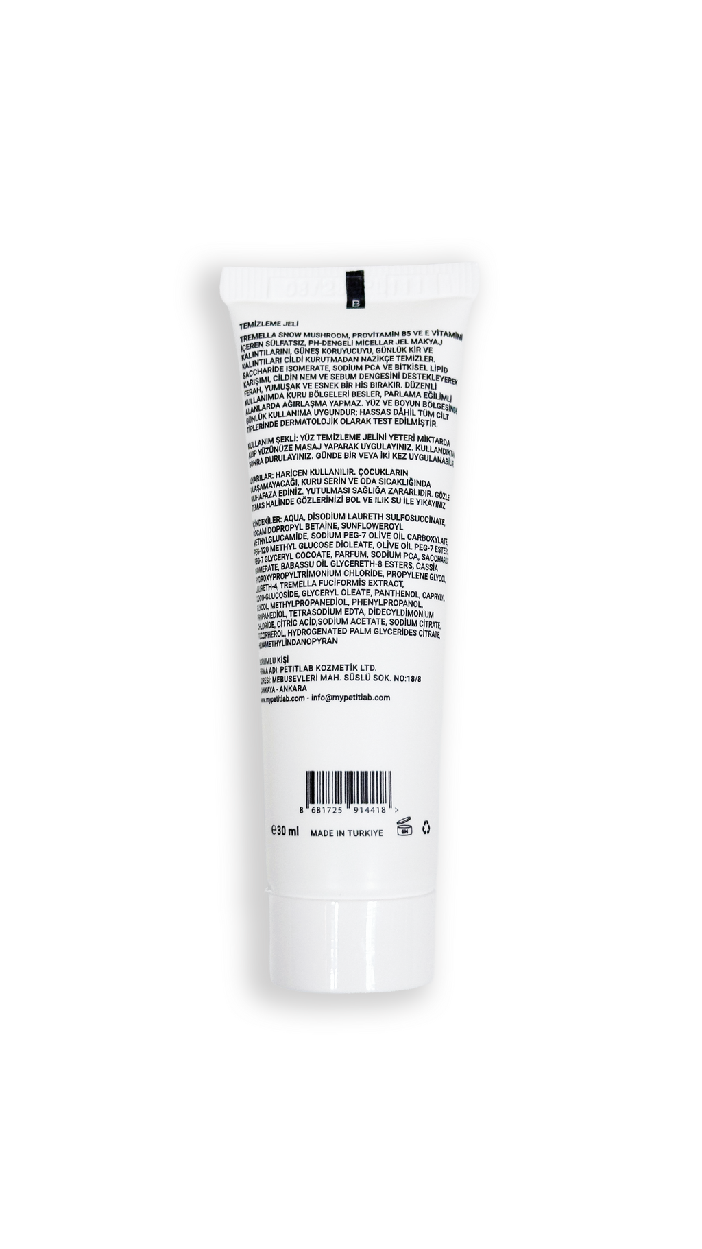 PetitLab Soothe&Smooth Yüz Temizleme Jeli 30 ml